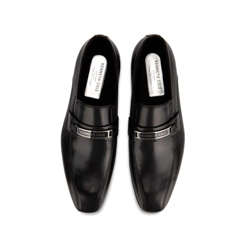 Shop Kenneth Cole New York Men S Regal Metal Logo Strap Dress Loafer Overstock 30161243