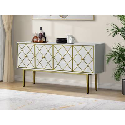 Gill 63'' Modern Cabinet with Storage by HULALA HOME