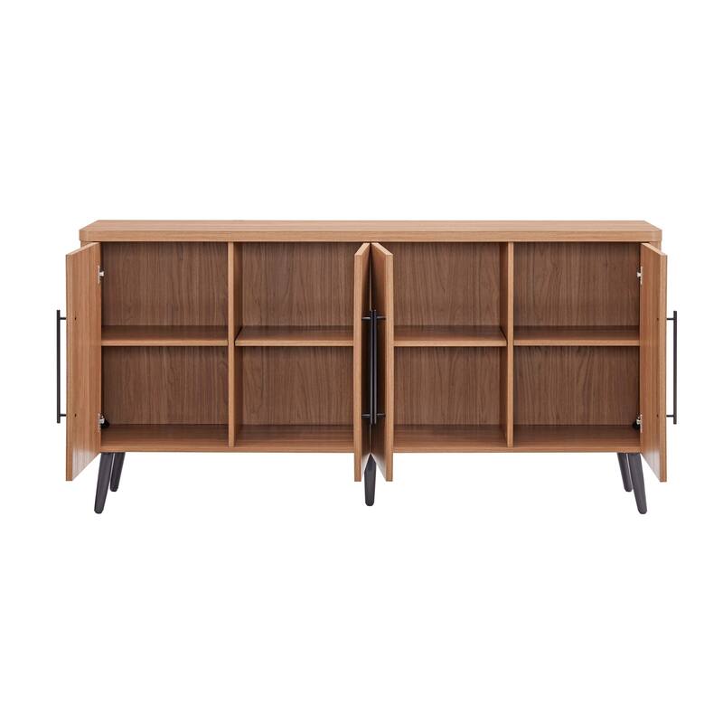 Manhattan Comfort Mid Century Modern Jodie 64.6 Inch Sideboard