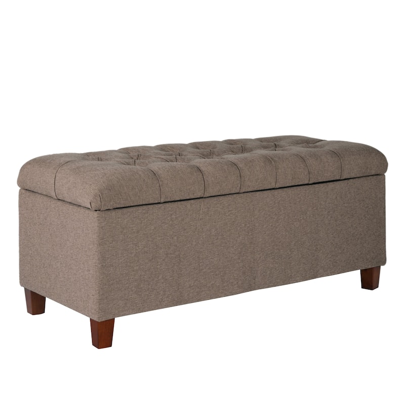 Porch & Den Charenton Tufted Storage Bench