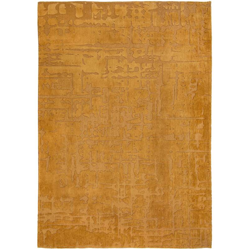 Hehi Geometric Abstract Modern Non Skid Woven Area Rug By HomeRoots - 48' X '48' X '0.2