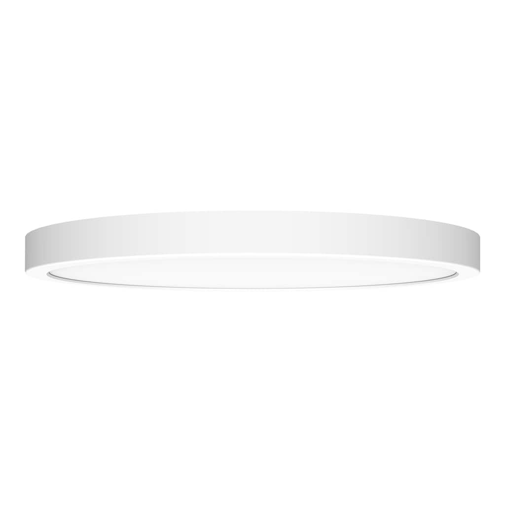 LED Flushmounts Collection 1-Light Flush Mount, White