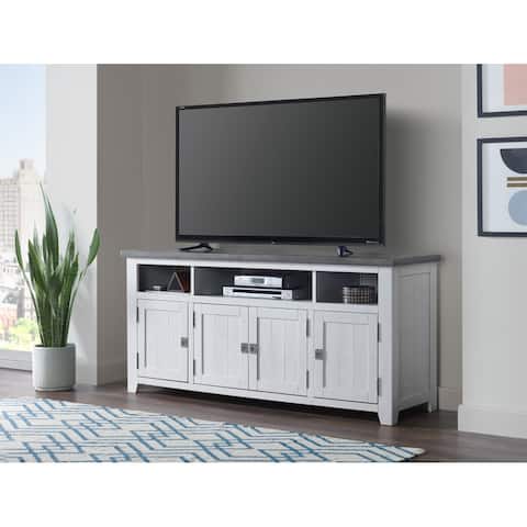 Foundry White and Grey TV Stand by Martin Svensson Home