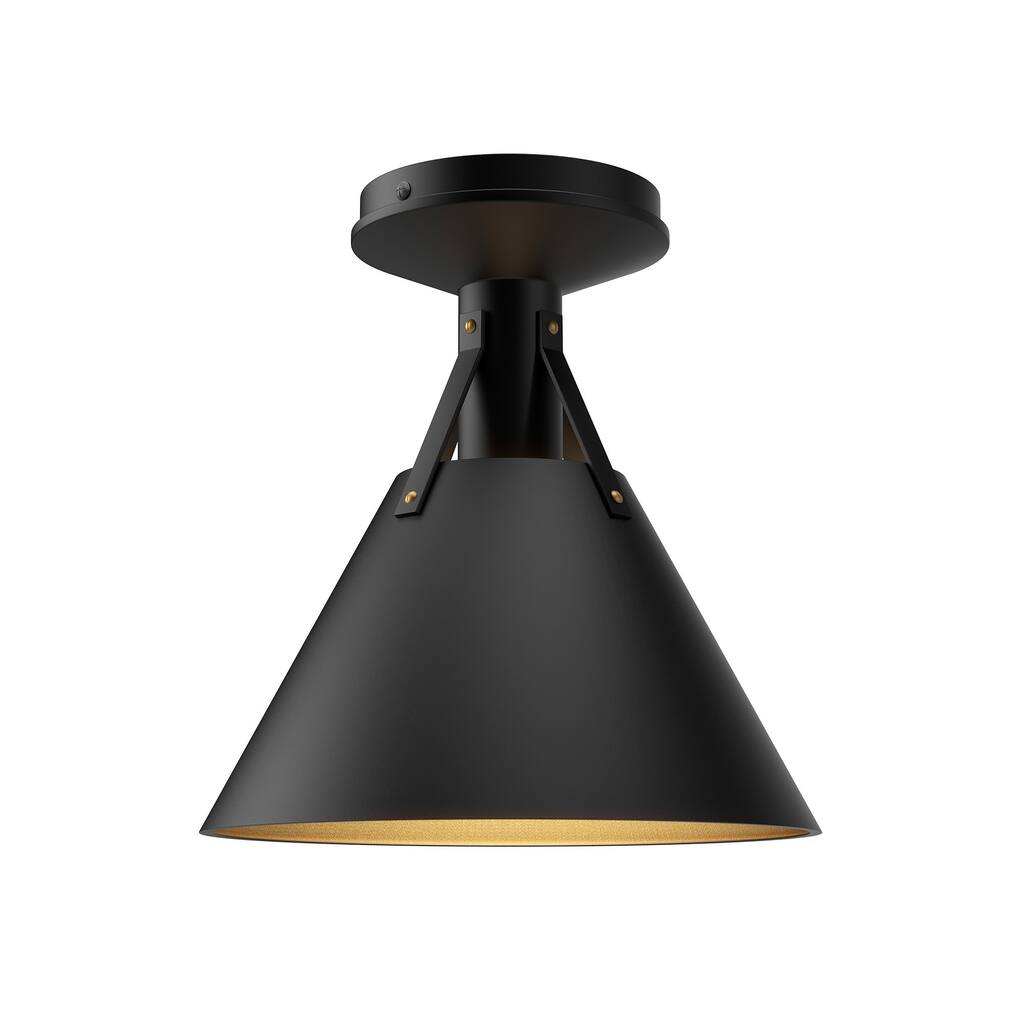 Alora Lighting FM584811 Archer 10" Wide Semi-Flush Ceiling Fixture