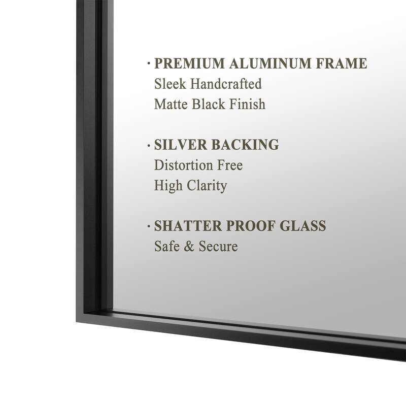 Ledel Framed Bathroom Vanity Mirror Rectangle Wall Mirror