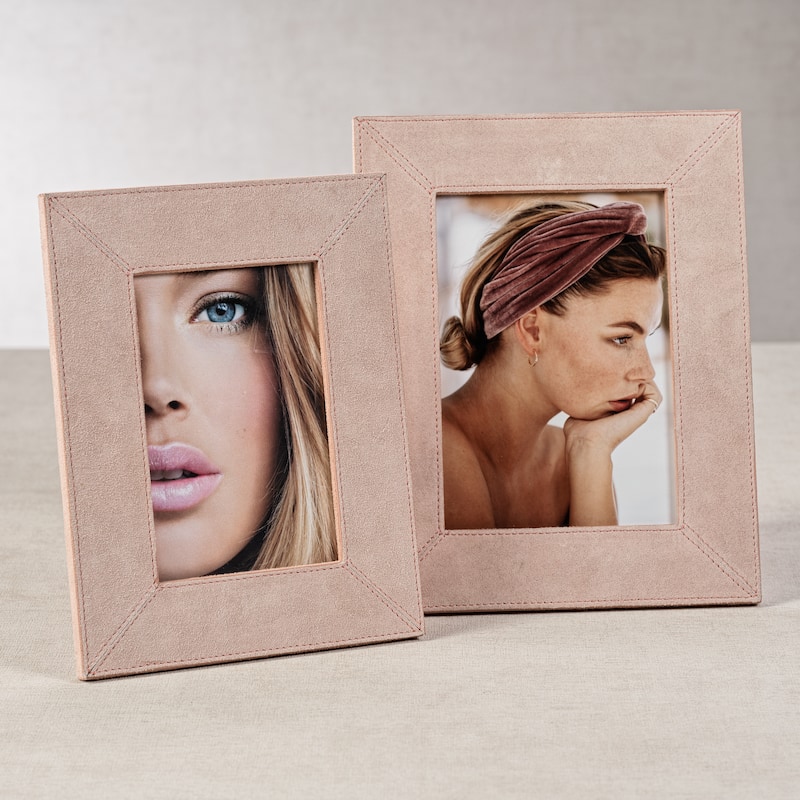 Carpi Suede Lux Photo Frame