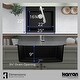 preview thumbnail 34 of 58, Karran Top Mount 25 in. Single Bowl Quartz Kitchen Sink Kit