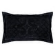 preview thumbnail 76 of 79, Better Trends Ashton Collection in Medallion Design 100% Cotton Tufted Unique Luxurious Machine Washable Tumble Dry Black - King Sham