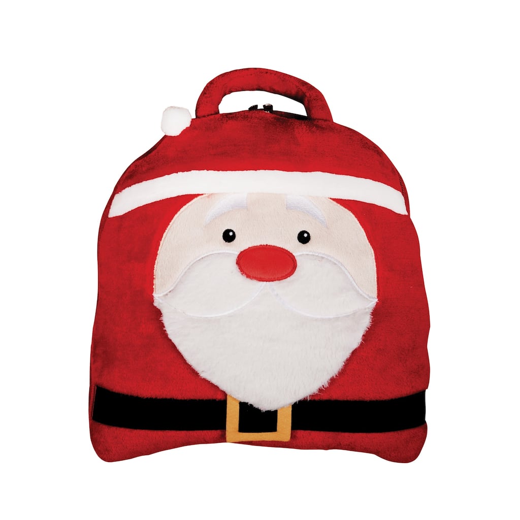Christmas Santa Pillow Blanket