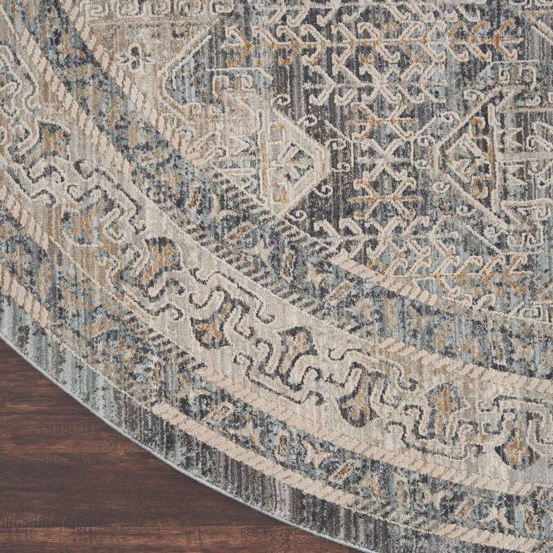 Nourison Nyle Vintage Persian Medallion Boho Area Rug