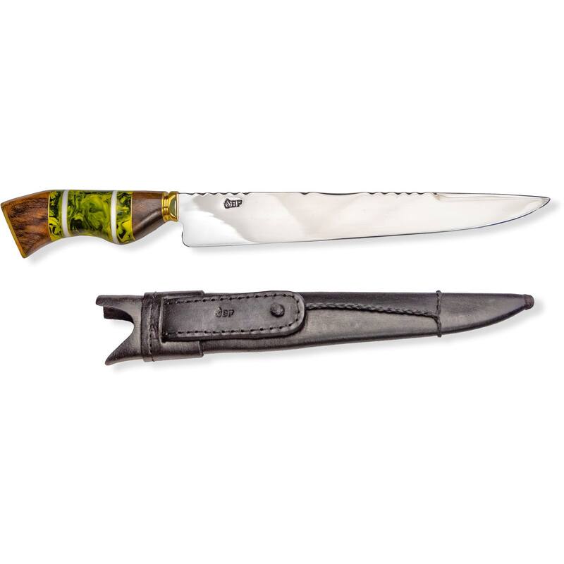 Brazilian Flame Chef Versatile 10-inch Traditional Stainless Steel Knife