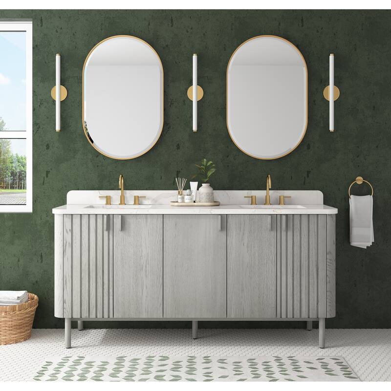 Avanity Blakely 72 in. Vanity Only in Gray Oak finish
