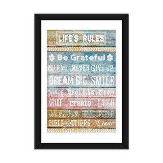 iCanvas "Life's Rules" by Conrad Knutsen - Bed Bath & Beyond - 37406296