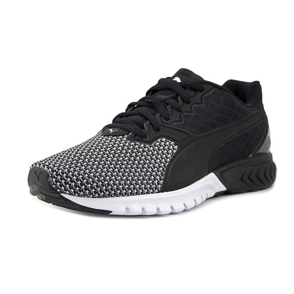 Puma Ignite Dual Nylon Men Round Toe Synthetic Black Running Shoe