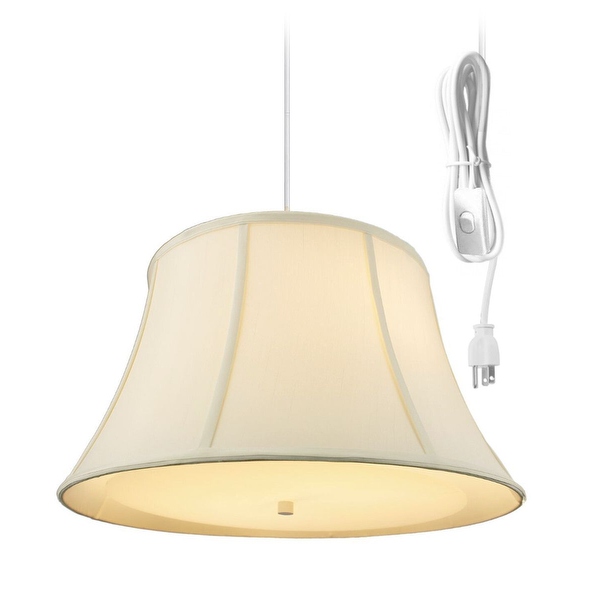 White swag light best sale