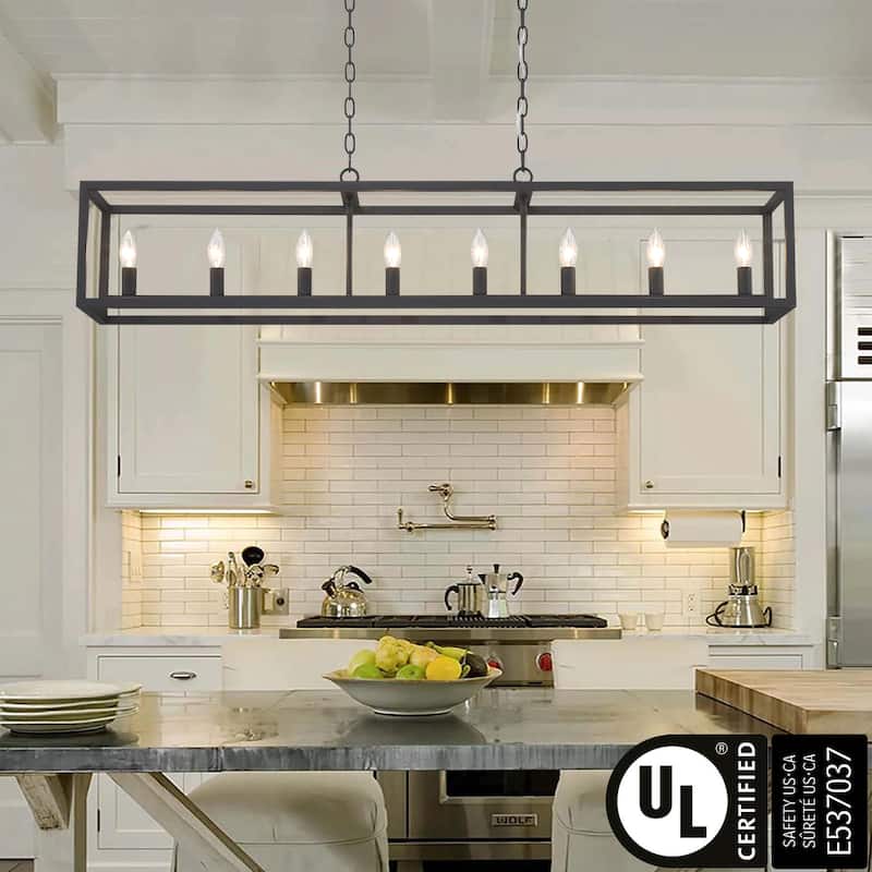 Acroma 8 - Light Kitchen Island Linear Pendant-UL Certified - N/A