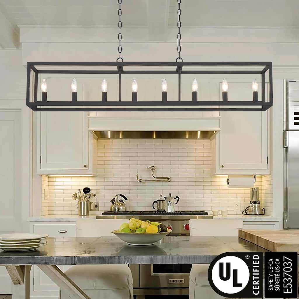 Acroma 8 - Light Kitchen Island Linear Pendant-UL Certified