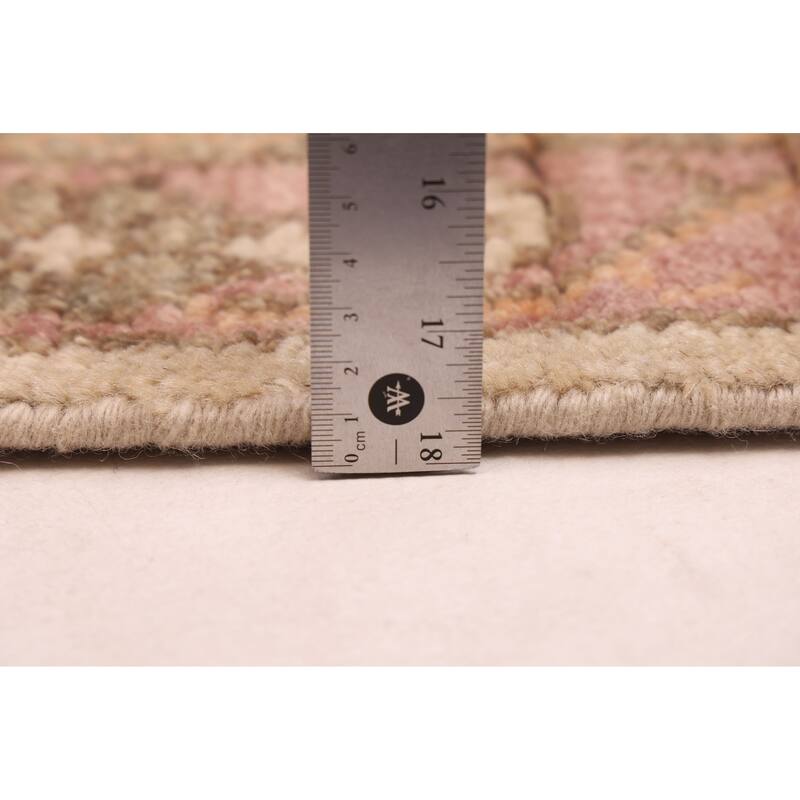 ECARPETGALLERY Hand-knotted Jules Serapi Light Khaki Wool Rug - 8'3 x 10'3