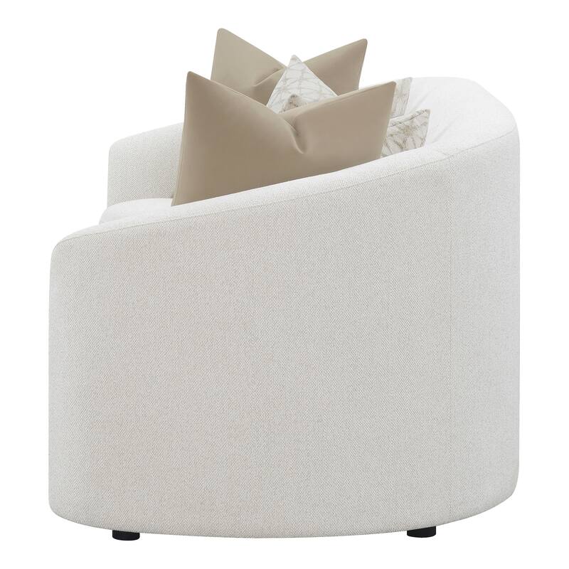 Rory Latte Upholstered Sloped Arms Sofa