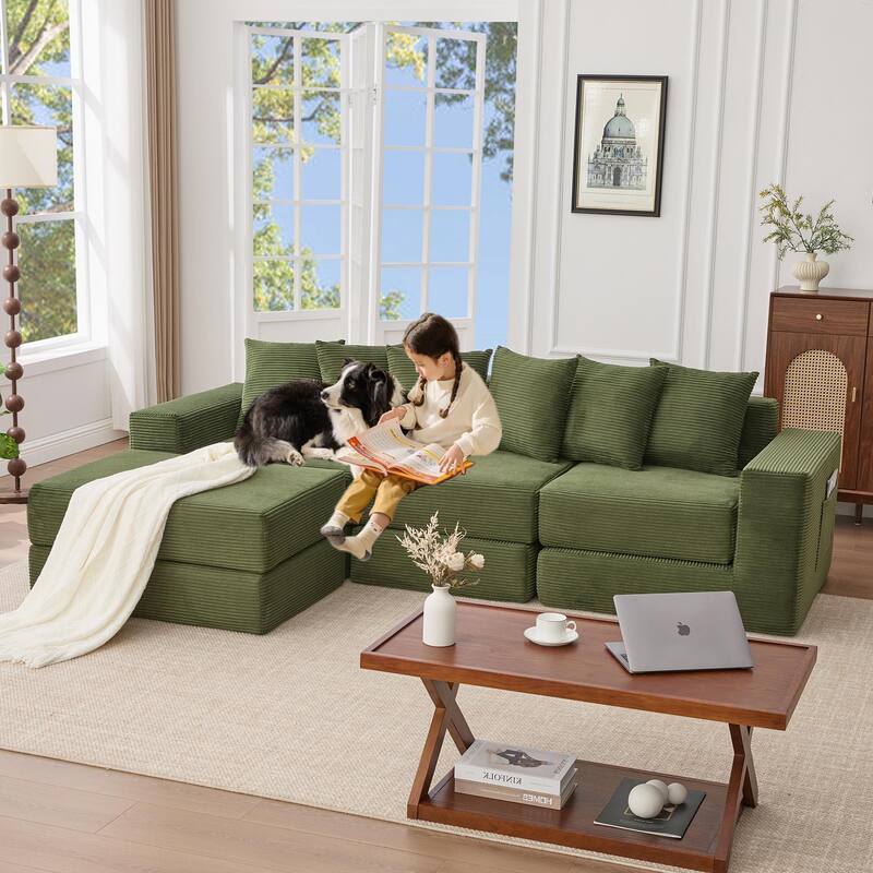 10-in-1 Convertible Sofa Sectional