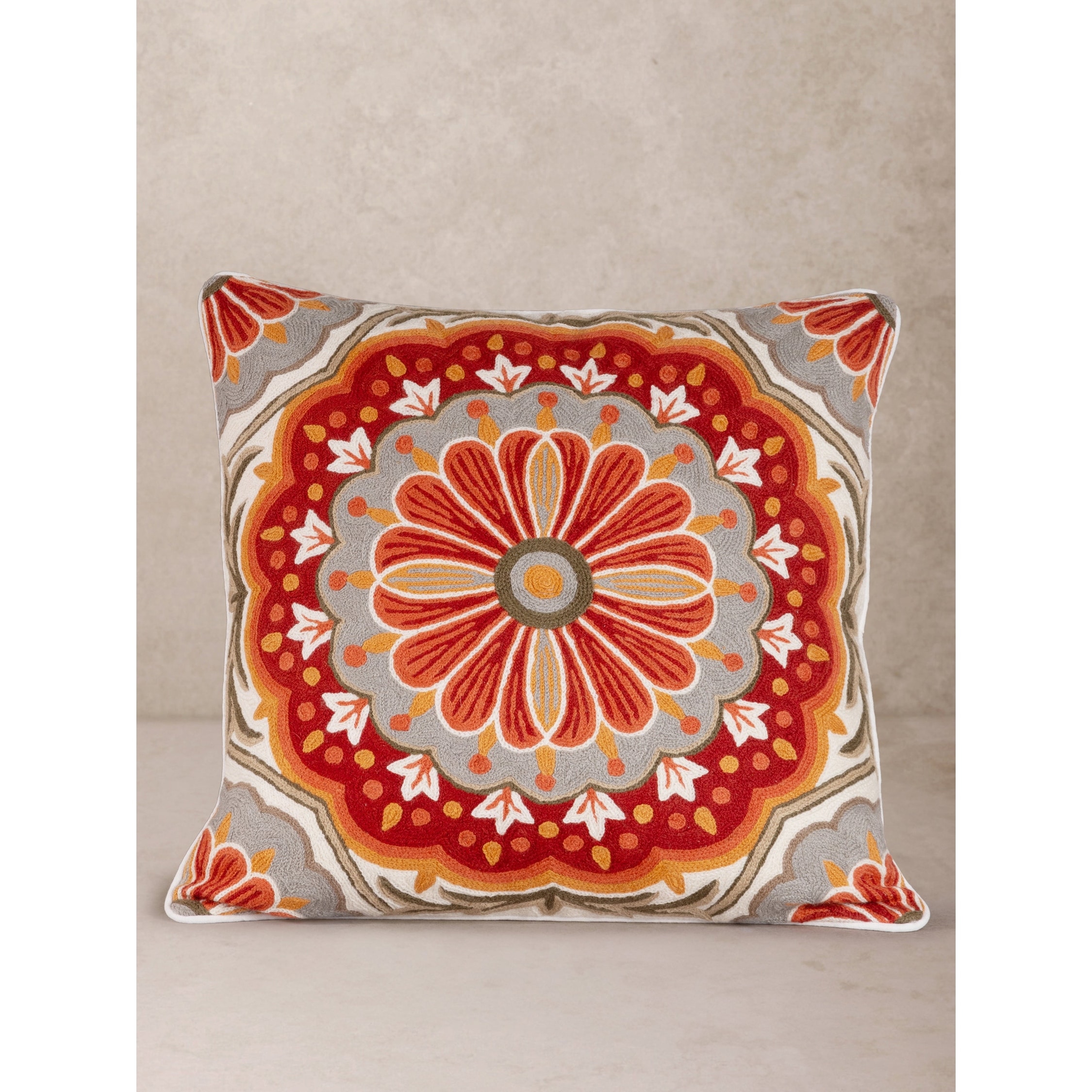Holi Medallion Pillow Cover