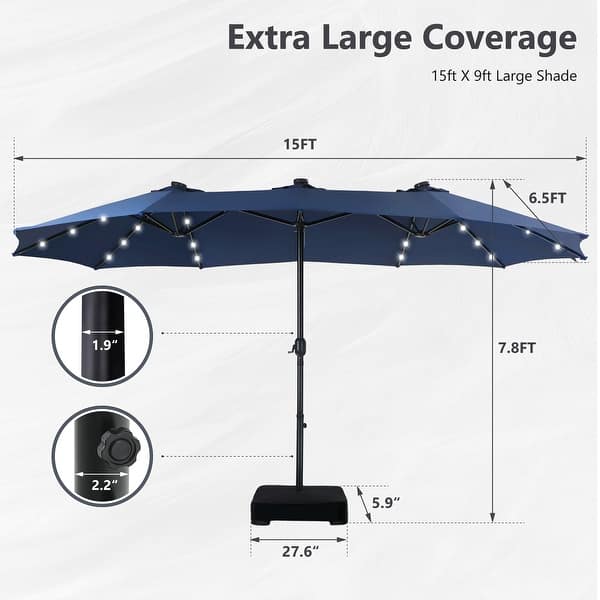 big lots patio umbrella clearance sale Replacement Canopy for Real Living Triple 15ft Beige Whisper Replacement Canopy for Big Lots Real Living Triple Umbrella 15ft Navy Blue