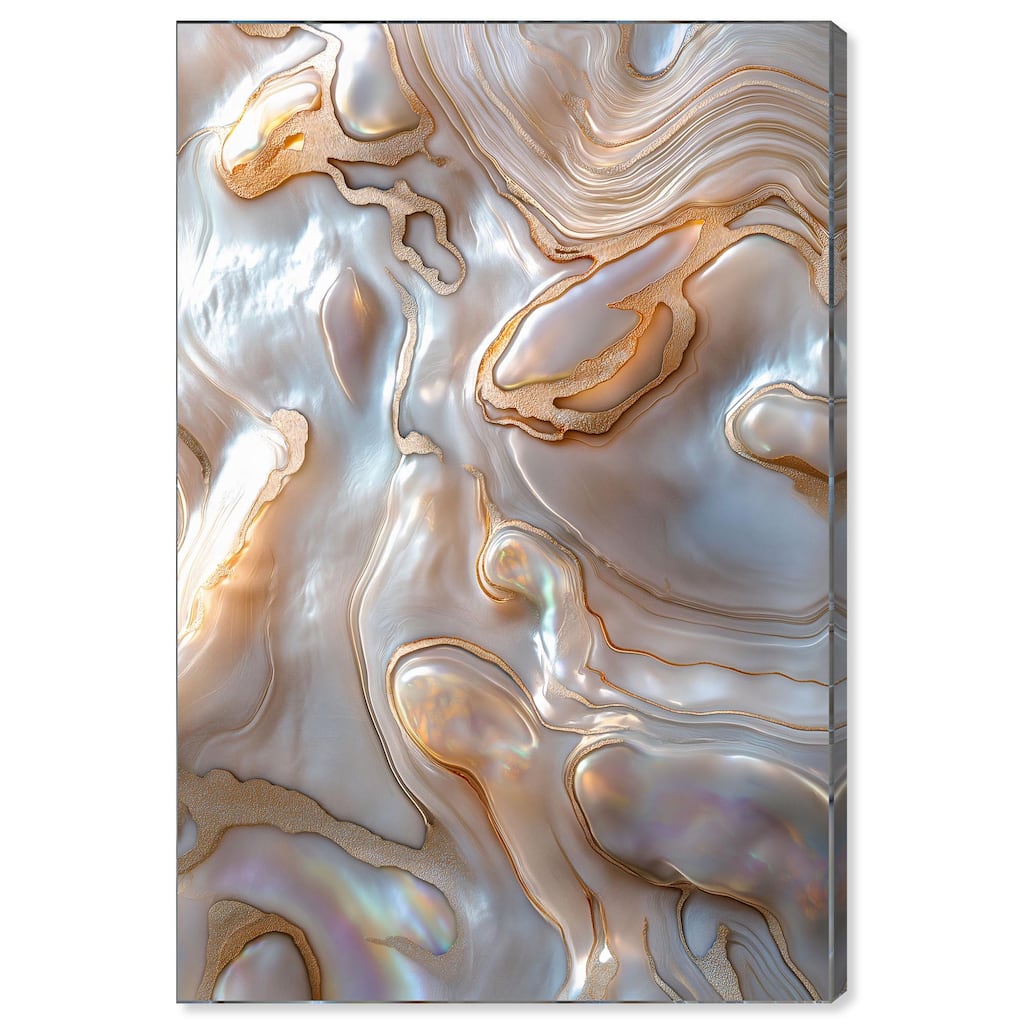 Fluid Preciousness I Canvas by Art Remedy, Gallery Wrapped