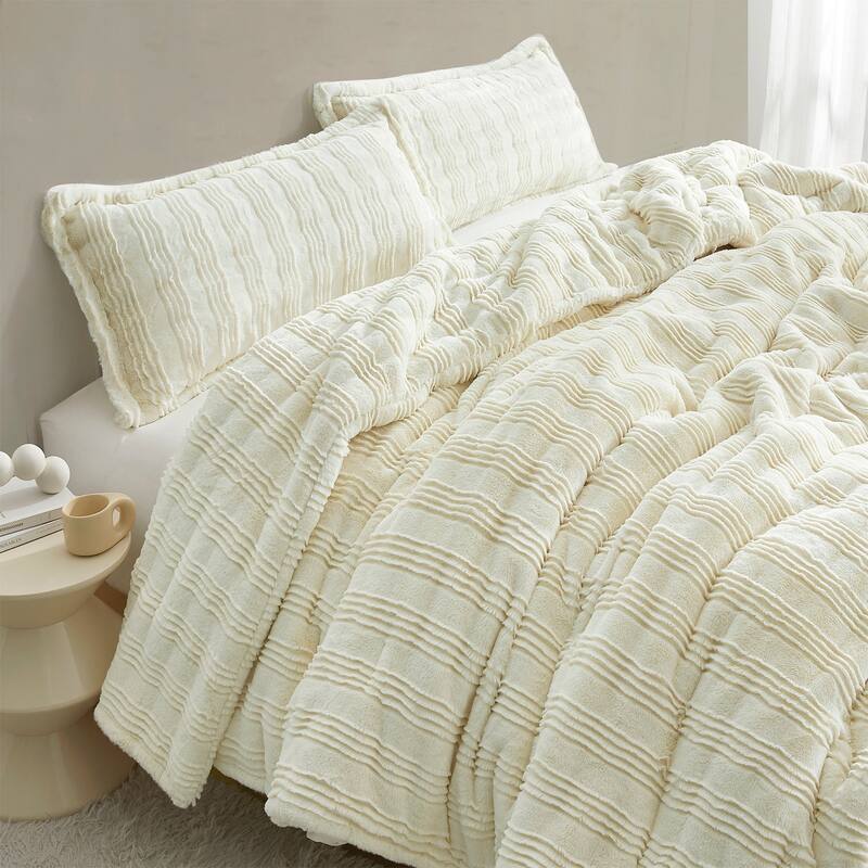 Cream of the Crop - Coma Inducer® Oversized Comforter Set - Off White