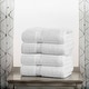 preview thumbnail 14 of 140, Superior Egyptian Cotton Pile Heavyweight Bath Towel Set of 4 White
