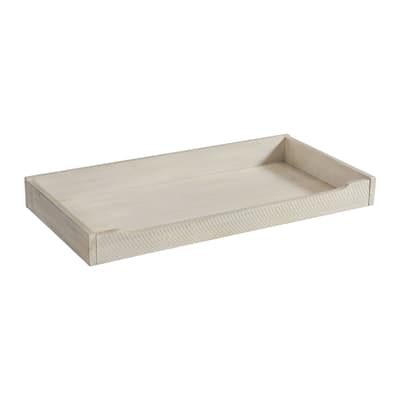 Beck 41" Wide Modern Style Changer Topper, Willow Gray