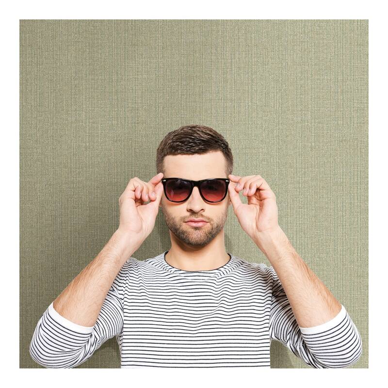 Chesapeake Chelsea Teal Weave Wallpaper - 20.5 x 396 x 0.025