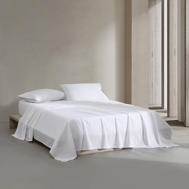 Calvin Klein Enhanced Cooling Solid Cotton Sheet Set