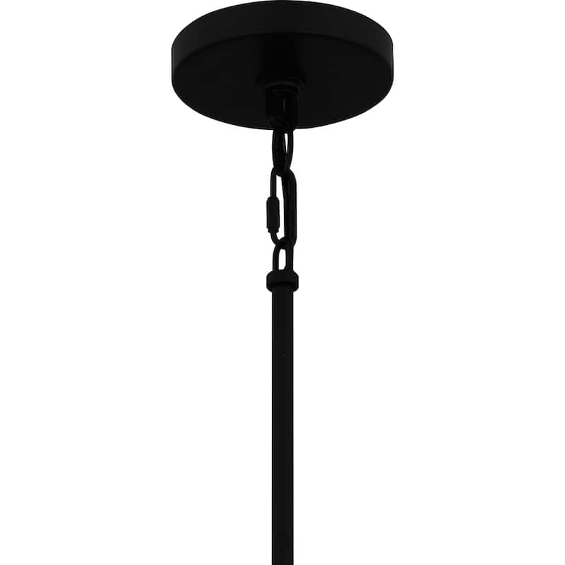 Carly 1-Light Matte Black Mini Pendant Light