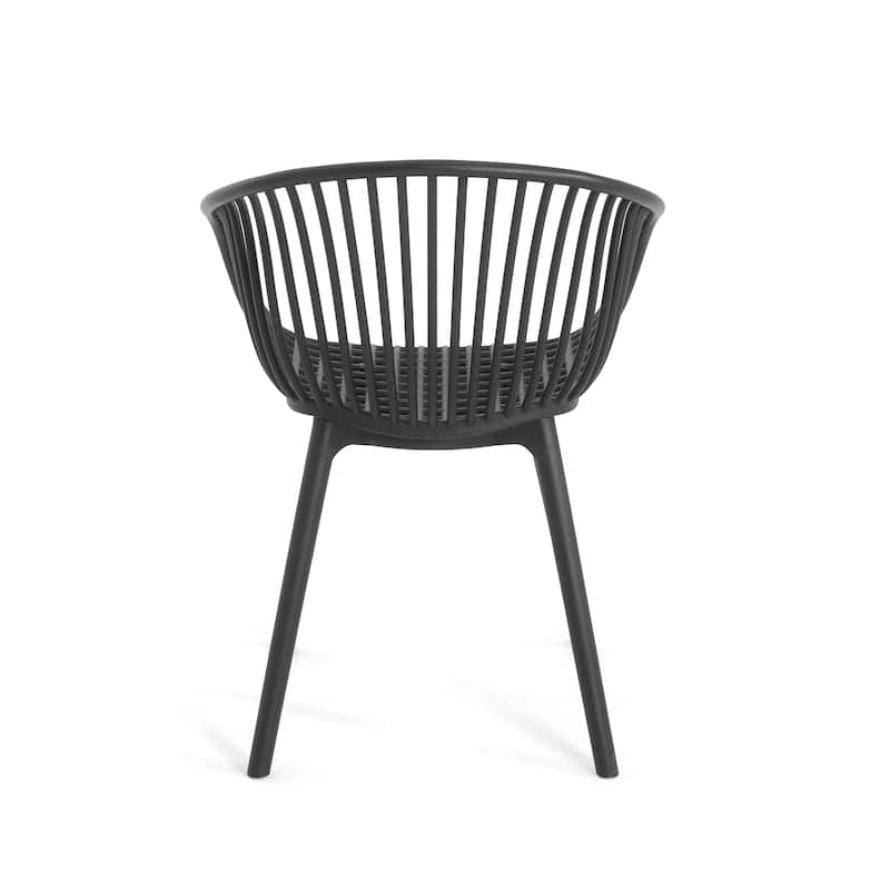 Santa Indoor/Outdoor Polypropelene Plastic Accent Chair (Set of 2) by Christopher Knight Home