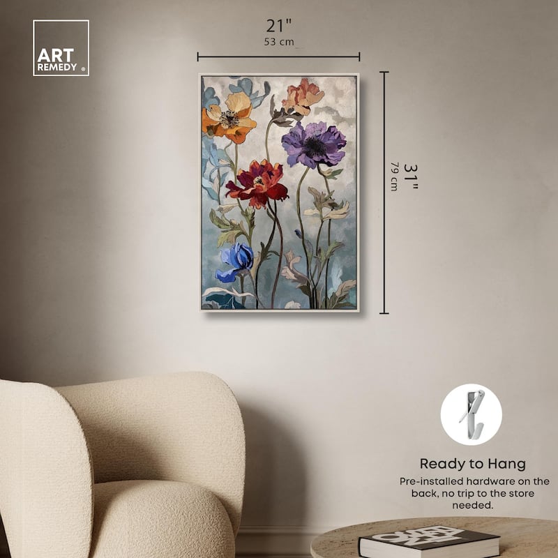 Hued Blossom I Canvas by Art Remedy