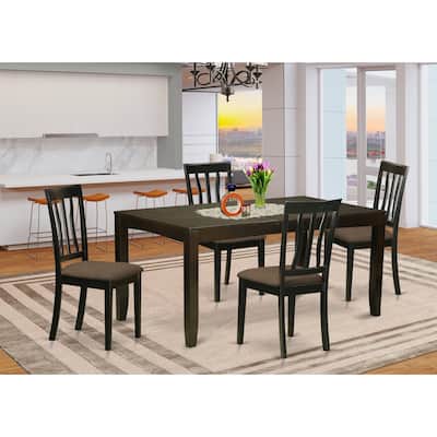 Dining Table Set with Chairs - Old World Charm Kitchen Table & Dining Room Seating