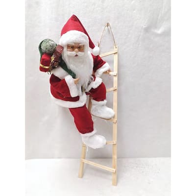 Christmas 2 ft. Santa on Ladder