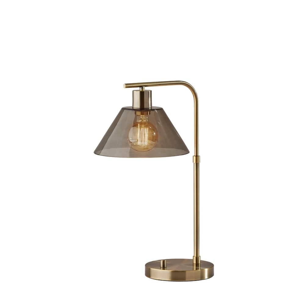 Zoe Desk Lamp - Antique Brass