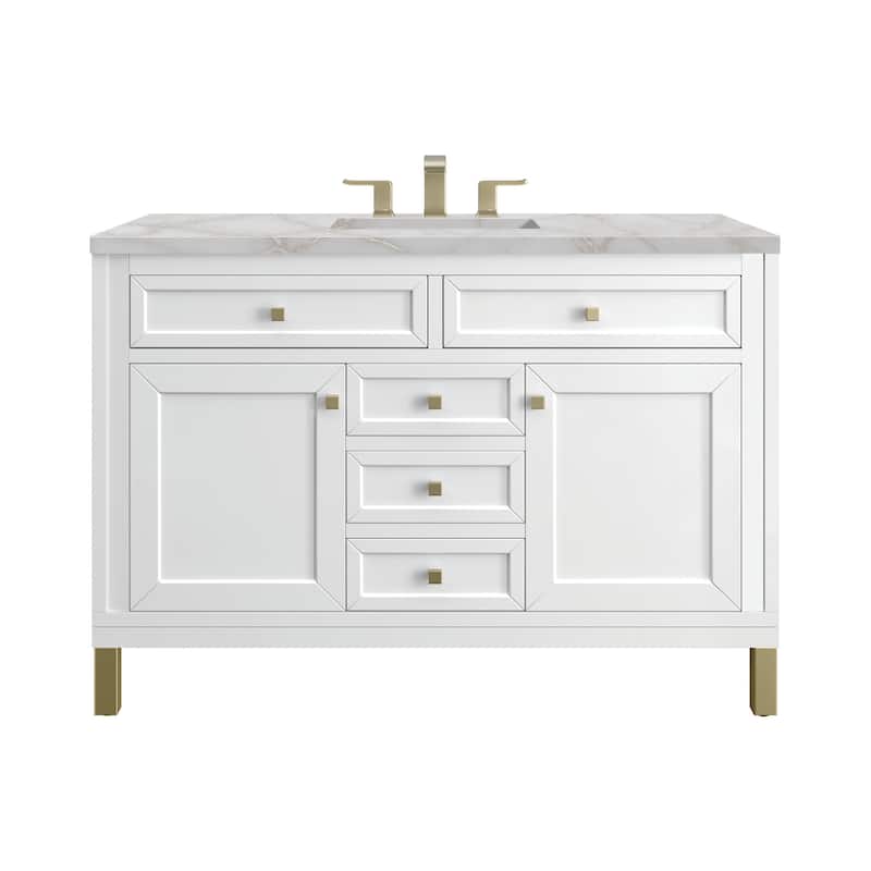 James Martin Vanities 503-V48-3VSL Chicago 48" Free Standing Single