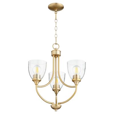 Quorum International Enclave 3 Light 19" Wide Chandelier