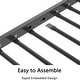 preview thumbnail 7 of 5, Twin Full Bunk Bed Metal w/Mesh Guard Rail for Kids&Adult,Low Profile