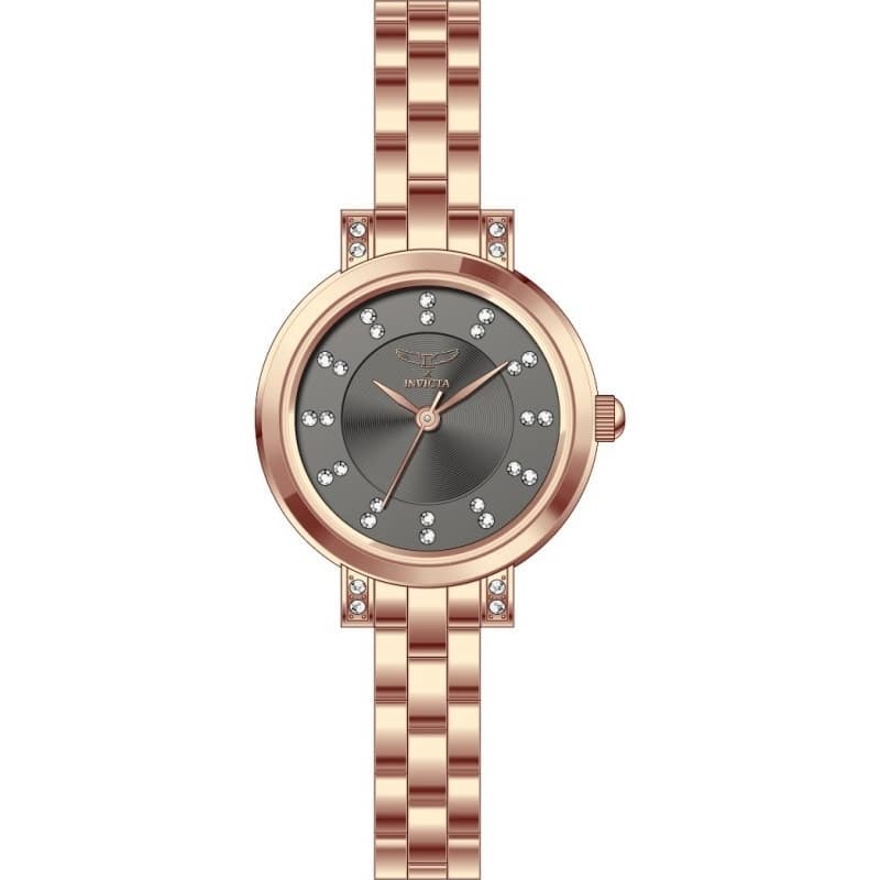 Invicta Women's 69071 Angel Quartz PC21S Copper Dial Watch - Charcoal