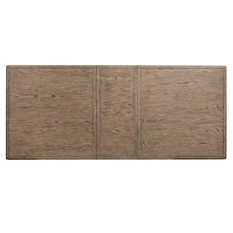 Magnussen Home Claremont Smokey Taupe Extendable Rectangular Dining Table - 42''W x 80''D x 30''H