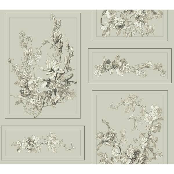 Shop York Wallcoverings Mh1544 60 75 Square Foot The Magnolia By