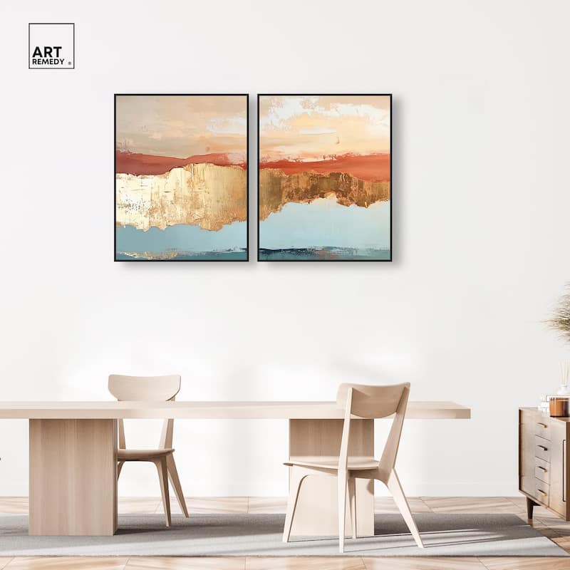 Earthy Glow III Canvas Set of 2 by Art Remedy