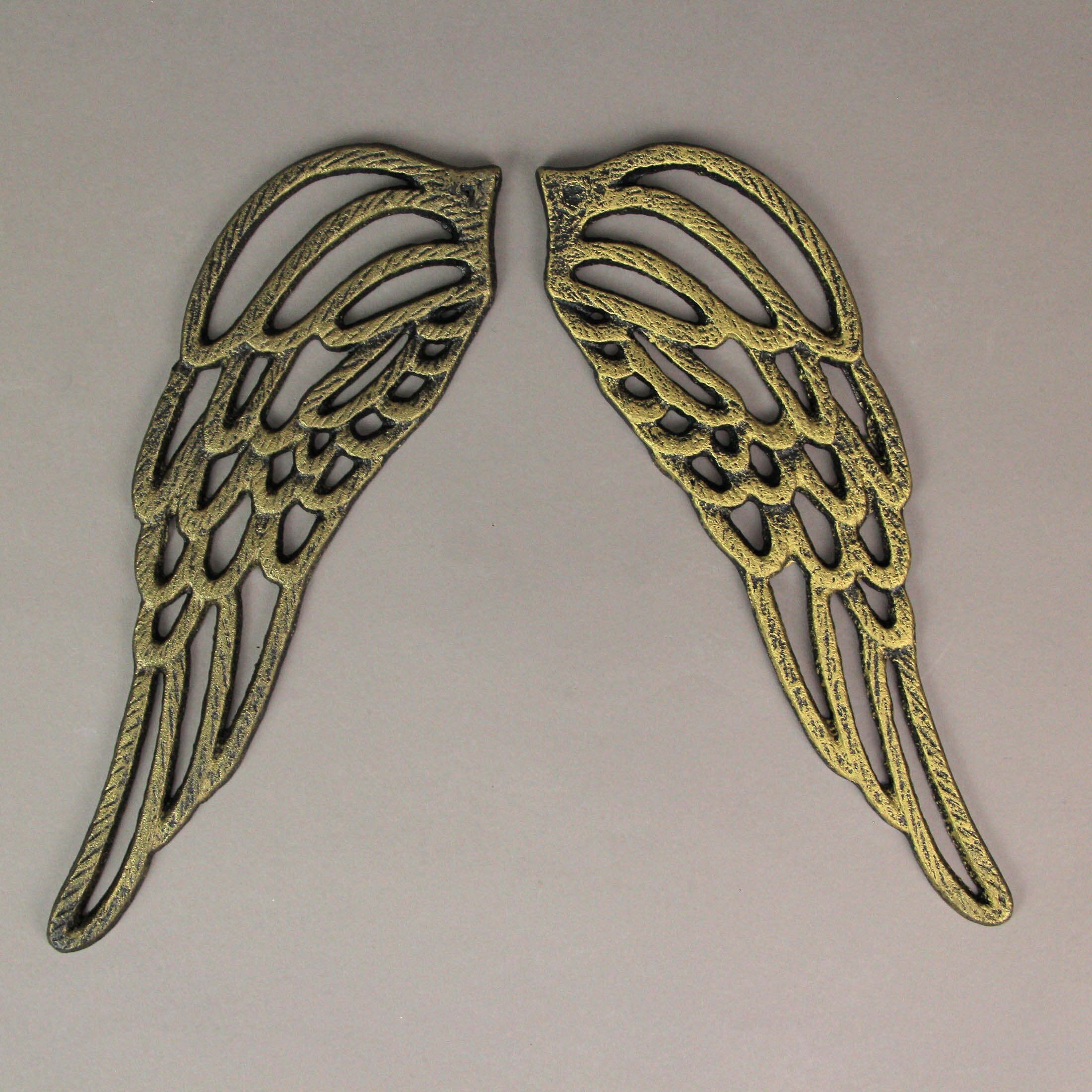 Antique-Cast-Iron-Set-Of-Angel