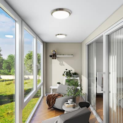 8Pack-17W LED Flush Mount Ceiling Light - 17W-8PCS 11.02"x11.02"x2.05"