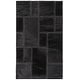 preview thumbnail 19 of 27, SAFAVIEH Handmade Studio Leather Milja Modern Leather Rug 2'3" x 5' - Black - Rectangle