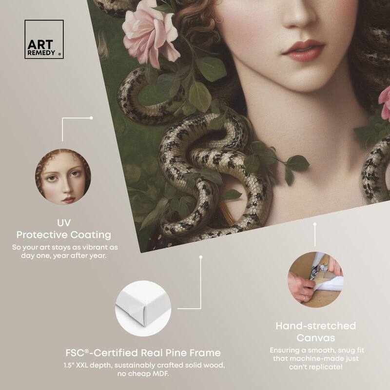 Medusa Canvas by Art Remedy, Gallery Wrapped