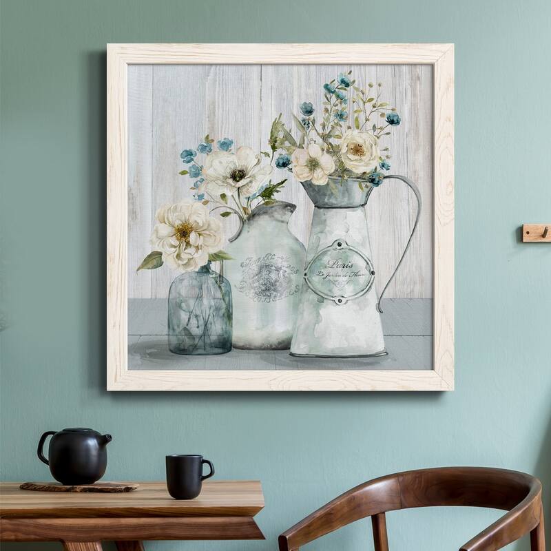 French Garden Flowers I-Premium Framed Canvas - Ready to Hang
